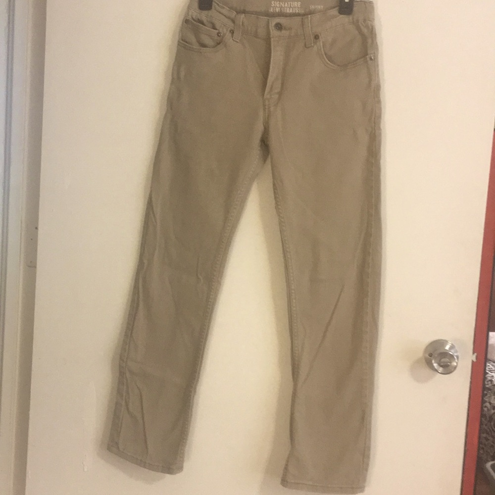 Levi Strauss Size 6 Khaki Jeans; great for work!
